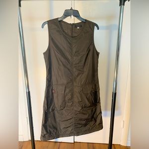 ODBO Germany down dress with front pockets, Size 40, Nylon Blend